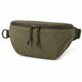 Sac banane 30 x 8 x 16 cm en textile vert kaki - fermeture zippée réglable