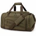 Sac de voyage 50 cm en tissu synthétique vert kaki à compartiments multiples