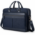 Sacoche pour ordinateur 40 cm en polyester bleu marine avec bandoulière